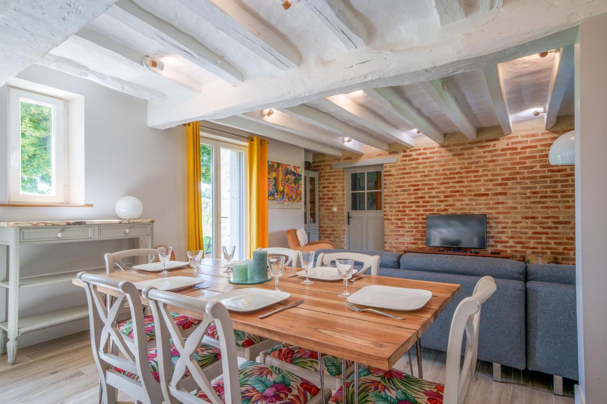 Maison Campagne Proche Tours Et Loches 6 Personnes Saint-Branchs Luaran gambar
