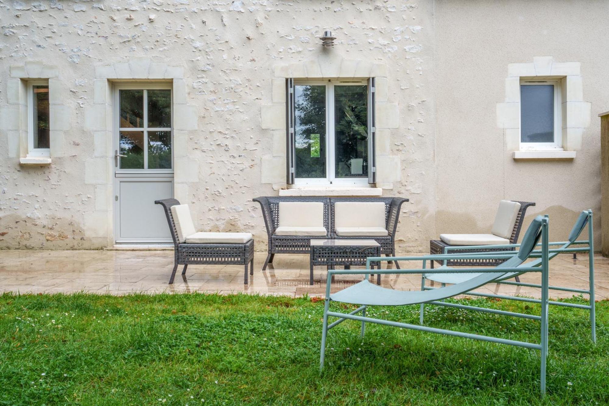 Maison Campagne Proche Tours Et Loches 6 Personnes Saint-Branchs Luaran gambar